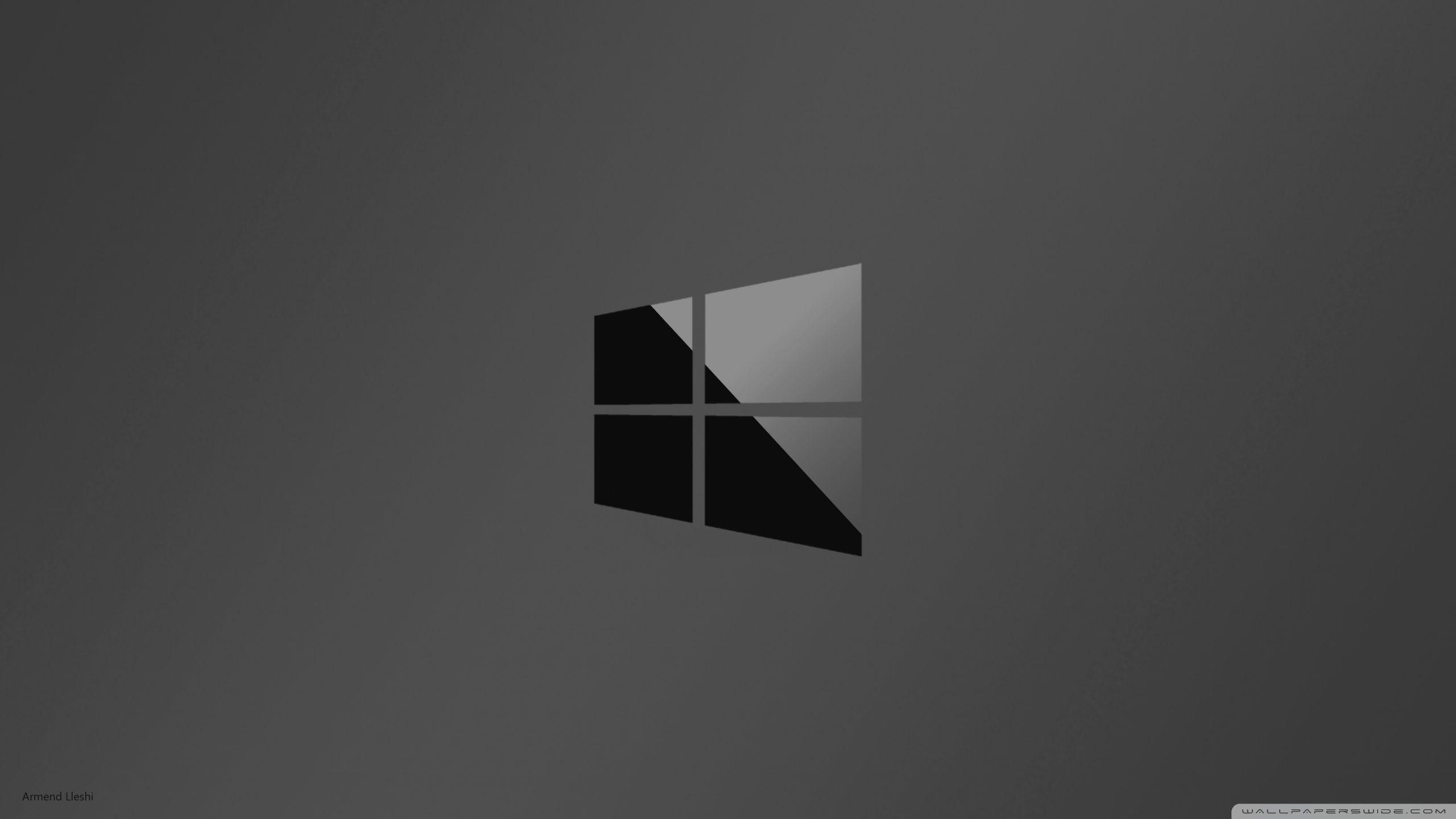 Windows 10 Logo Black Metallic ❤ 4K HD Desktop Wallpapers for 4K