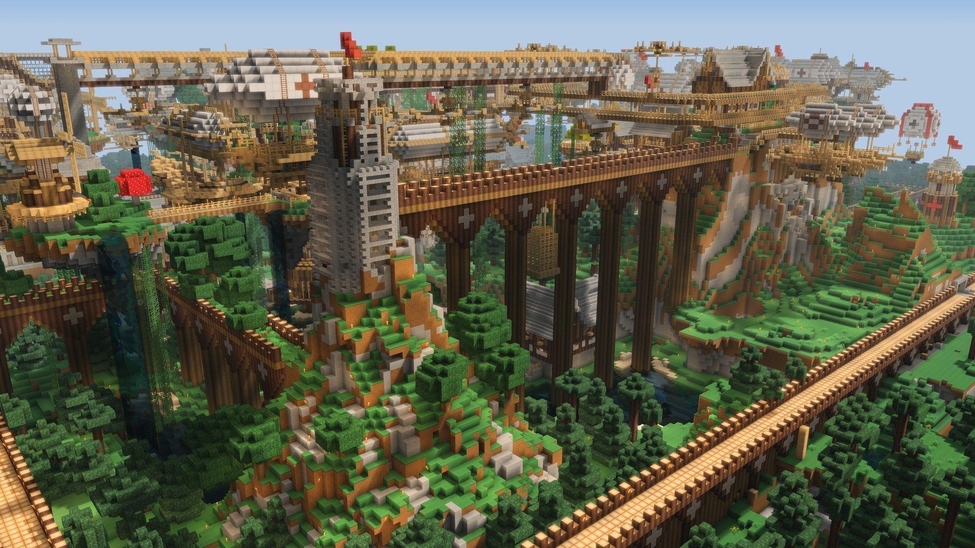 entries in HD minecraft wallpaper group