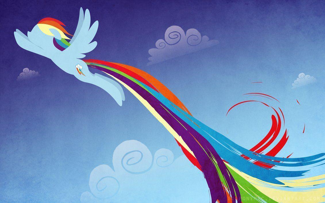 Rainbow Dash Wallpaper by *bigponymac. =Rainbow Dash