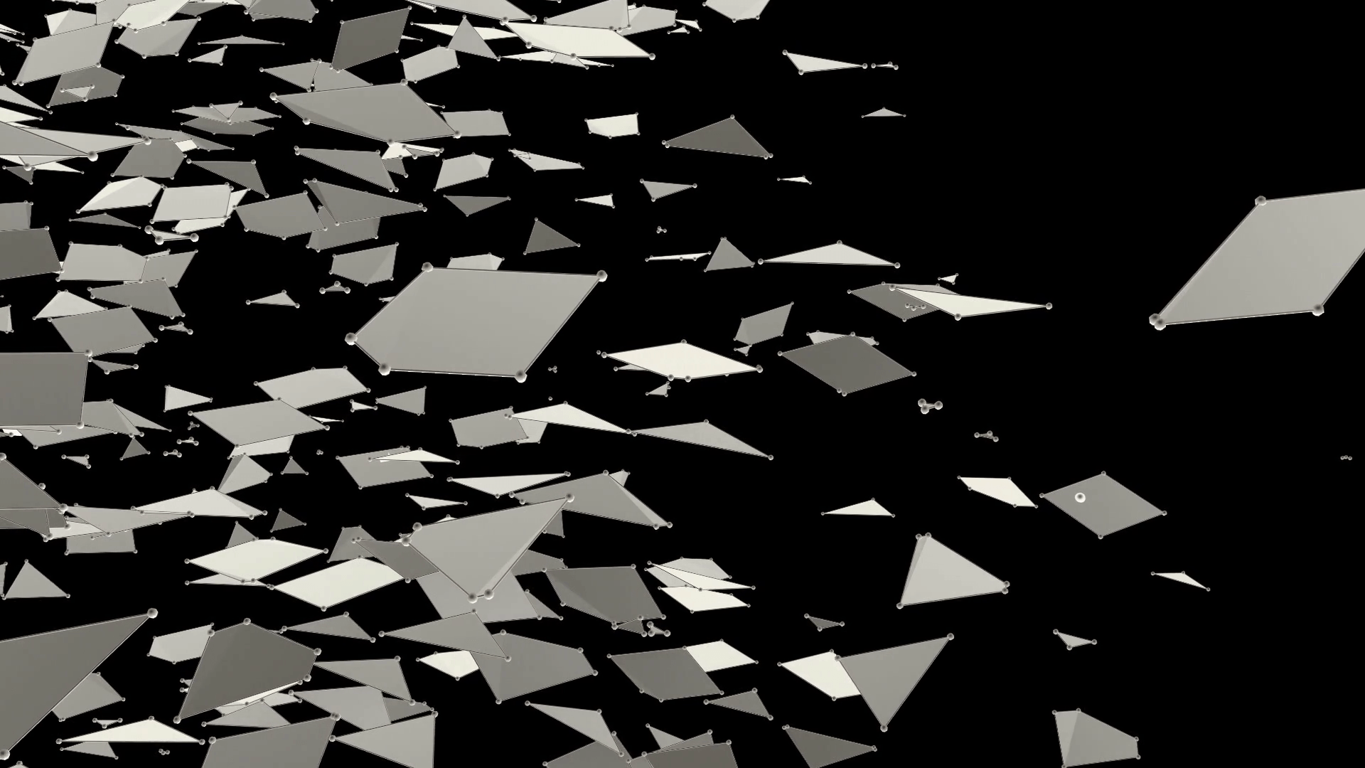 Abstract simple black and white waving 3D grid or mesh as unique