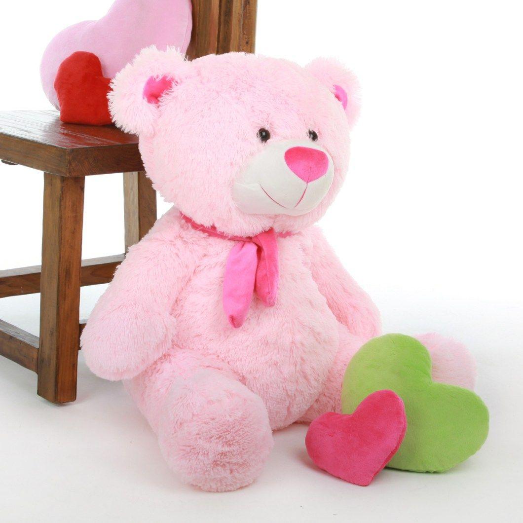 Cute Pink Teddy Bear Wallpapers For Desktop - Wallpaper Cave