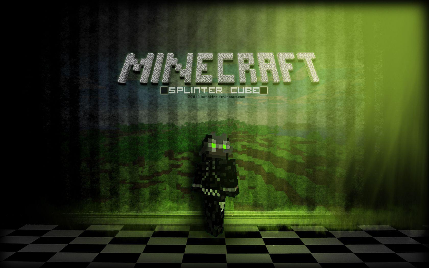 Splinter Cube Minecraft Wallpaper & Creativity
