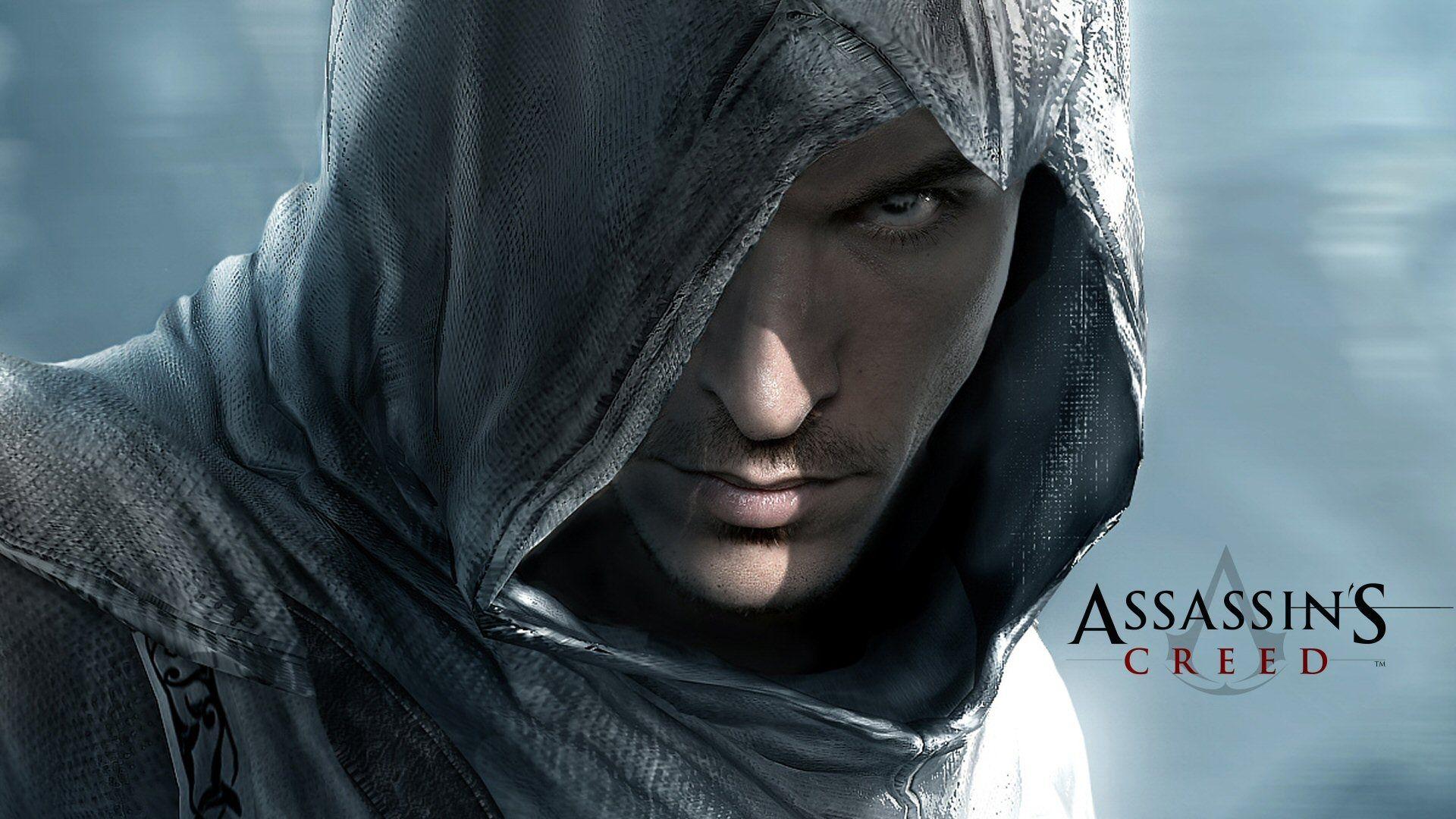 Download Wallpaper 1920x1080 assassins creed, desmond miles, face