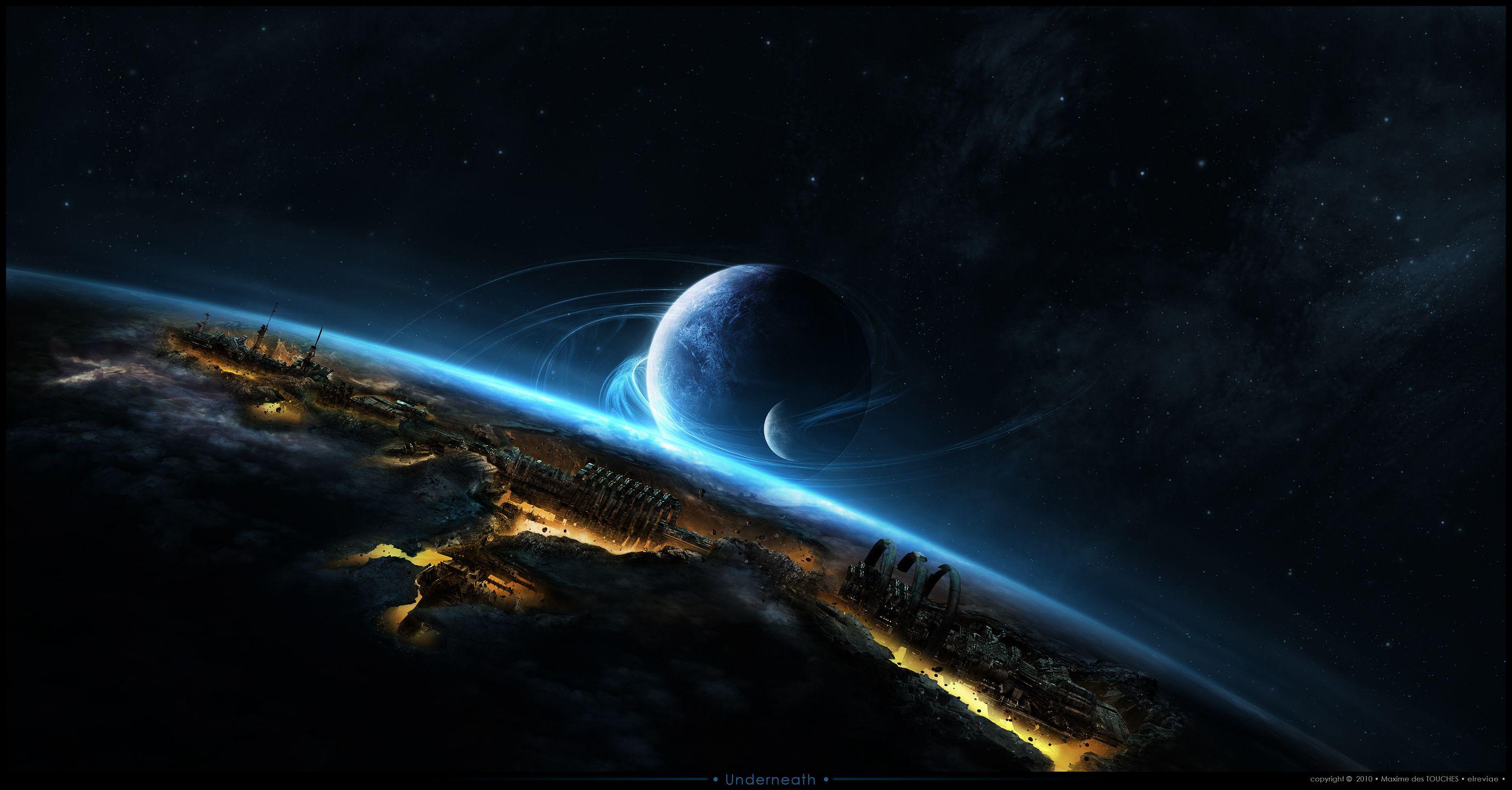 Wallpaper Space, Earth, Underneath, HD, Space