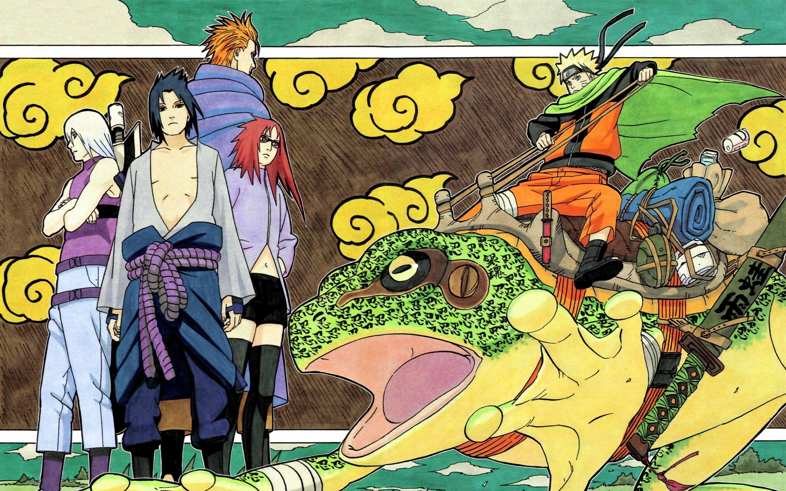 Uchiha sasuke karin naruto shippuden frogs suigetsu naruto uzumaki