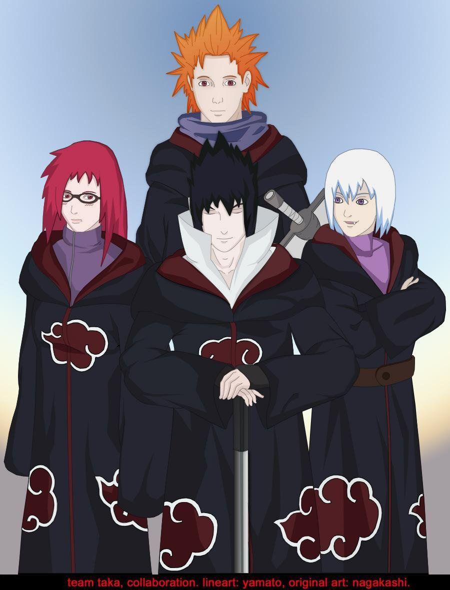 Sasuke's Team Taka Or Hebi By MOROZ J