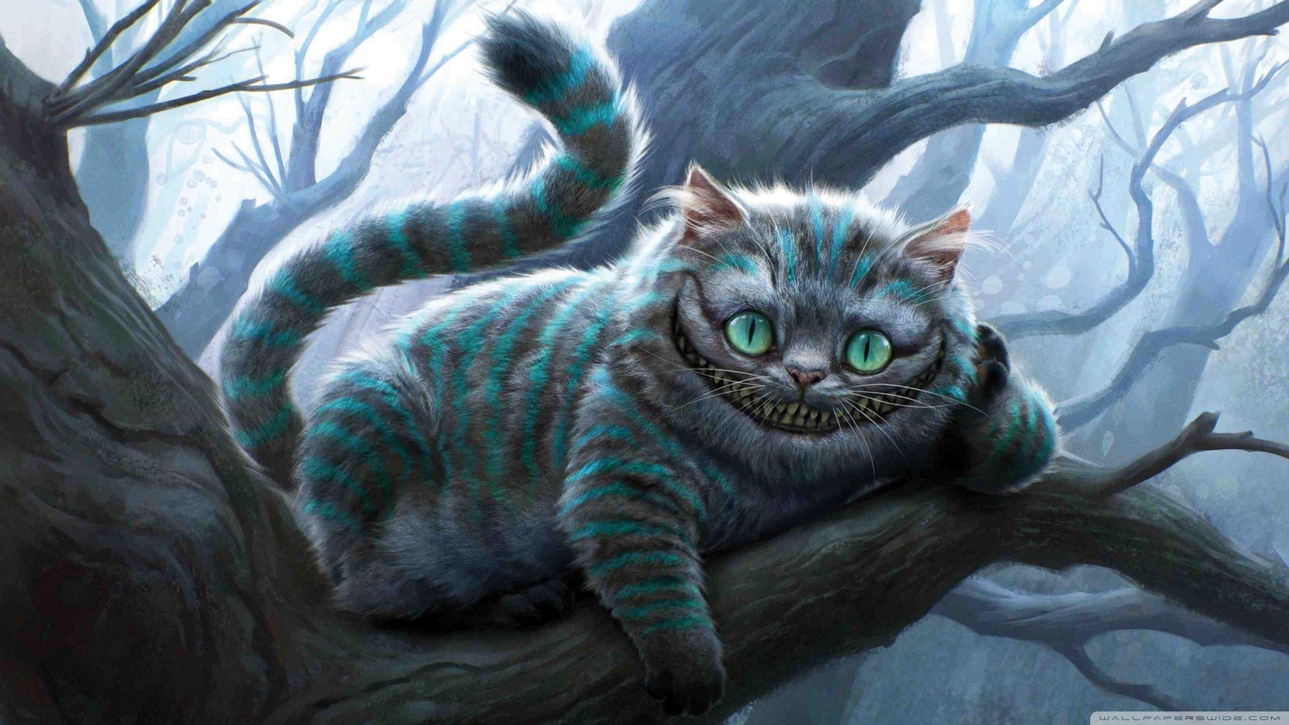 Cheshire Cat Artwork, Alice In Wonderland ❤ 4K HD Desktop Wallpaper