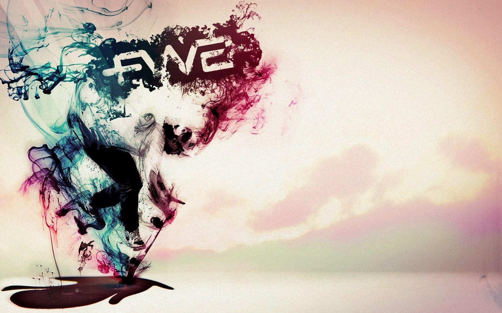 Colorful Art Skateboard Wallpaper. Free Skateboard Wallpaper