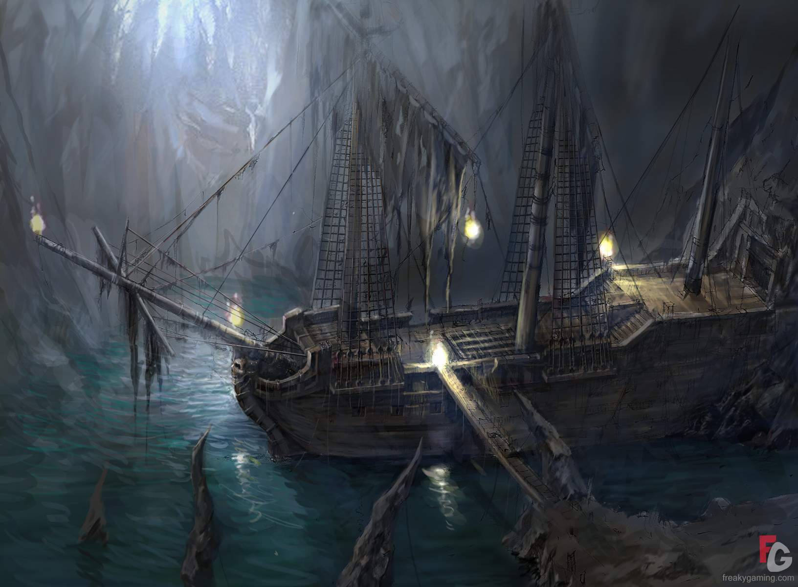 Pirate Ship Background