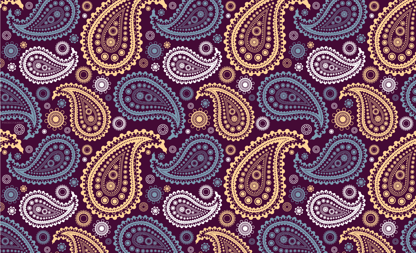 Paisley Pattern Wallpaper