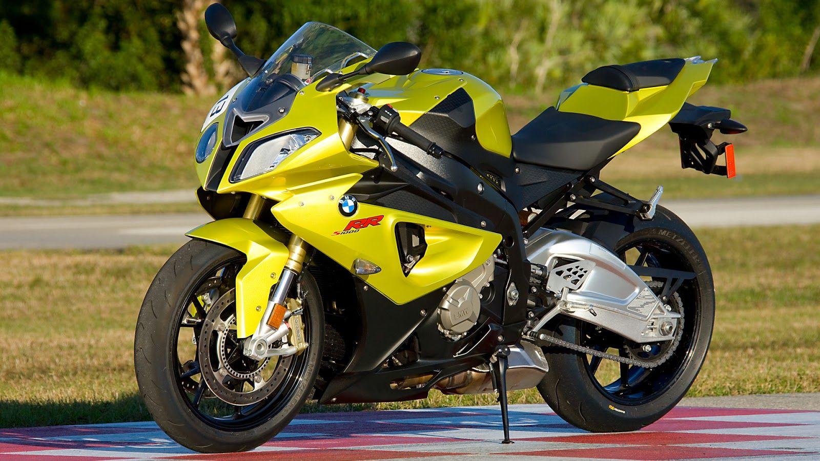Bikes & Motorcycles BMW 1000 RR Yellow wallpaper Desktop, Phone