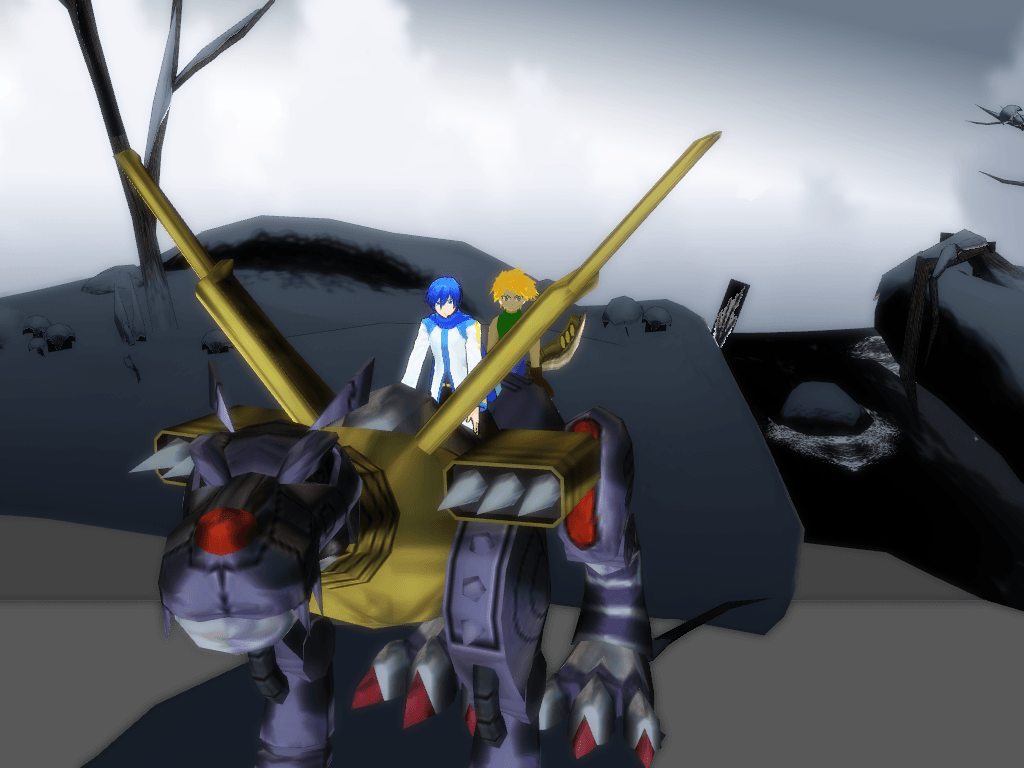 Kaito And Yamato With MetalGarurumon By JackFrost LCDA