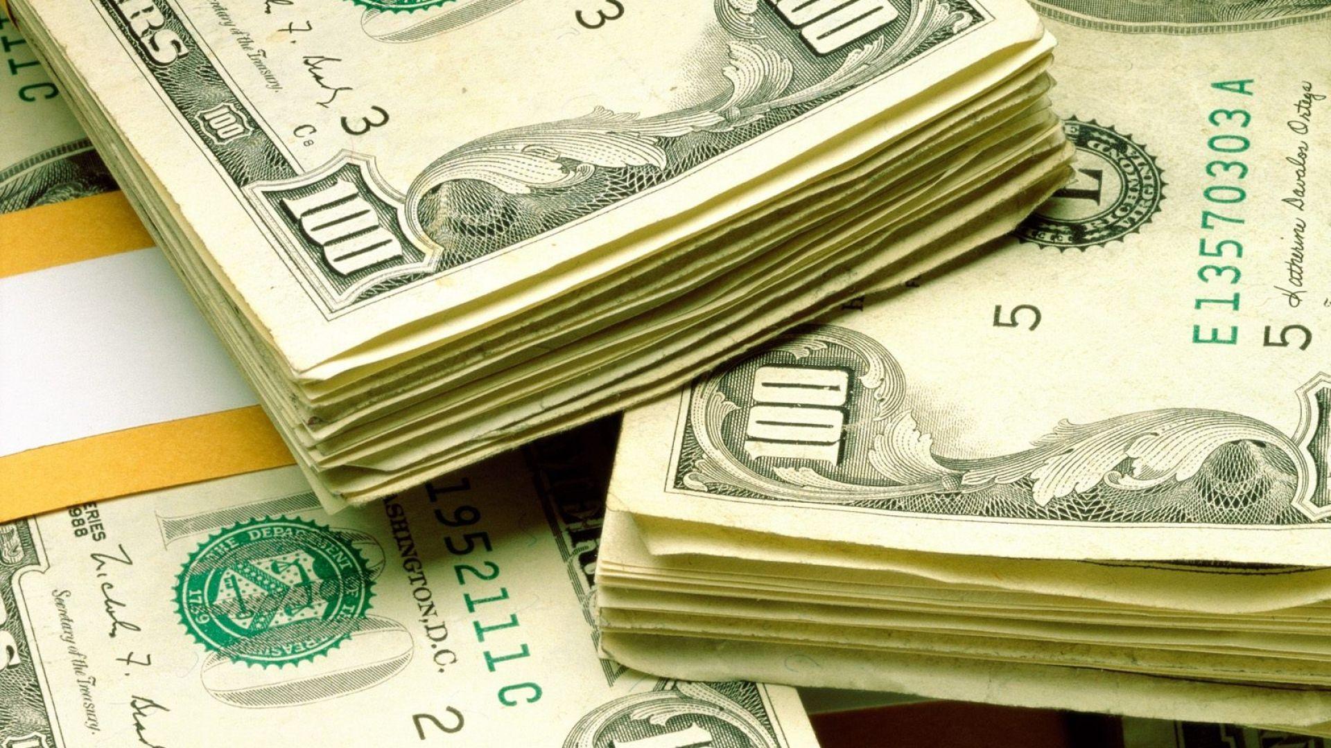 Download Wallpaper 1920x1080 money, bills, dollar, stack Full HD