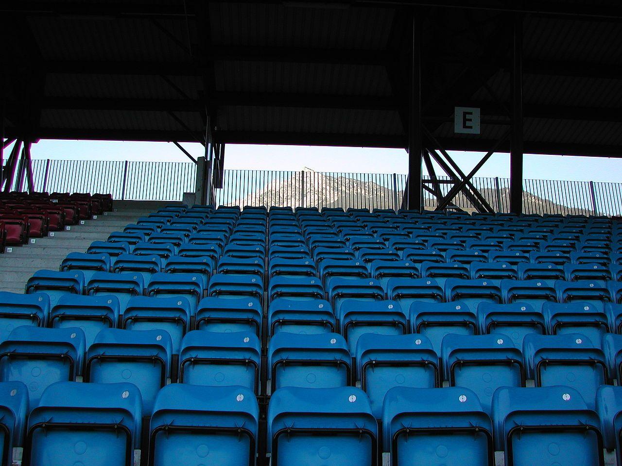 Rheinpark Stadion Main Stand With