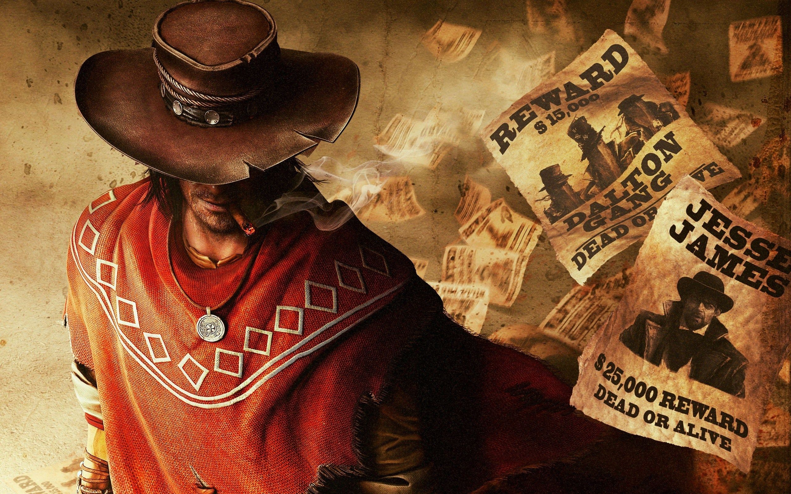 6951801 Call Of Juarez Gunslinger Cowboy Wanted 2560×1600