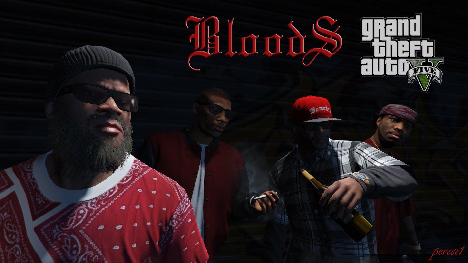 Bloods gang GTA 5