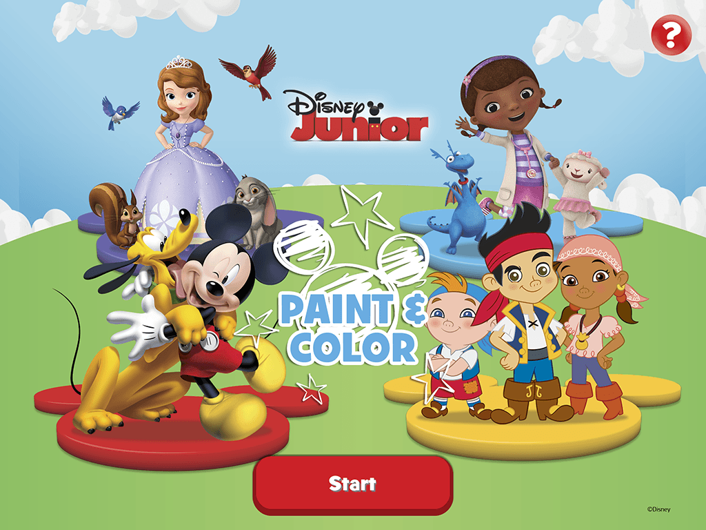 Disney Junior Paint&Color Play Store revenue & download
