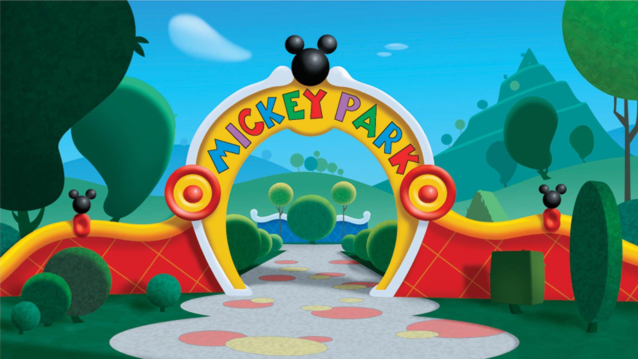 Mickey Mouse Park Cartoon HD Wallpaper. n. HD