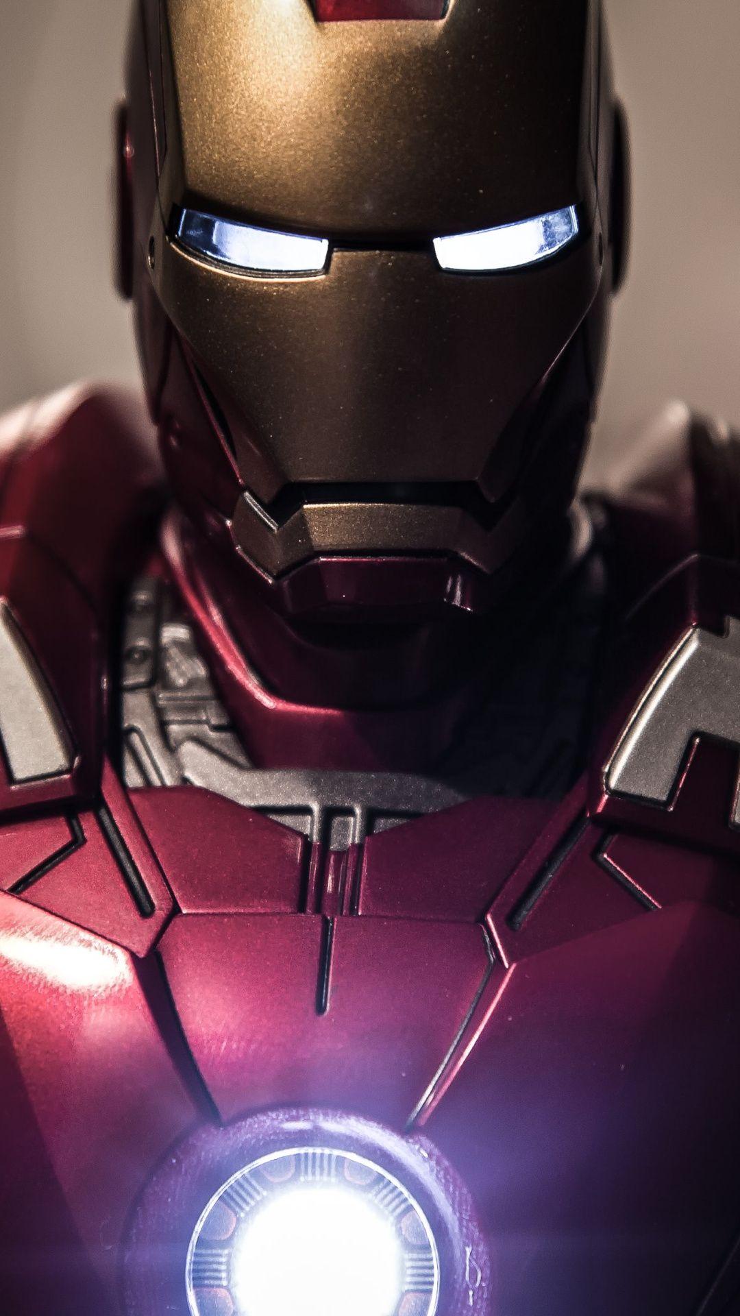 Iron Man Portrait Mobile HD Wallpaper