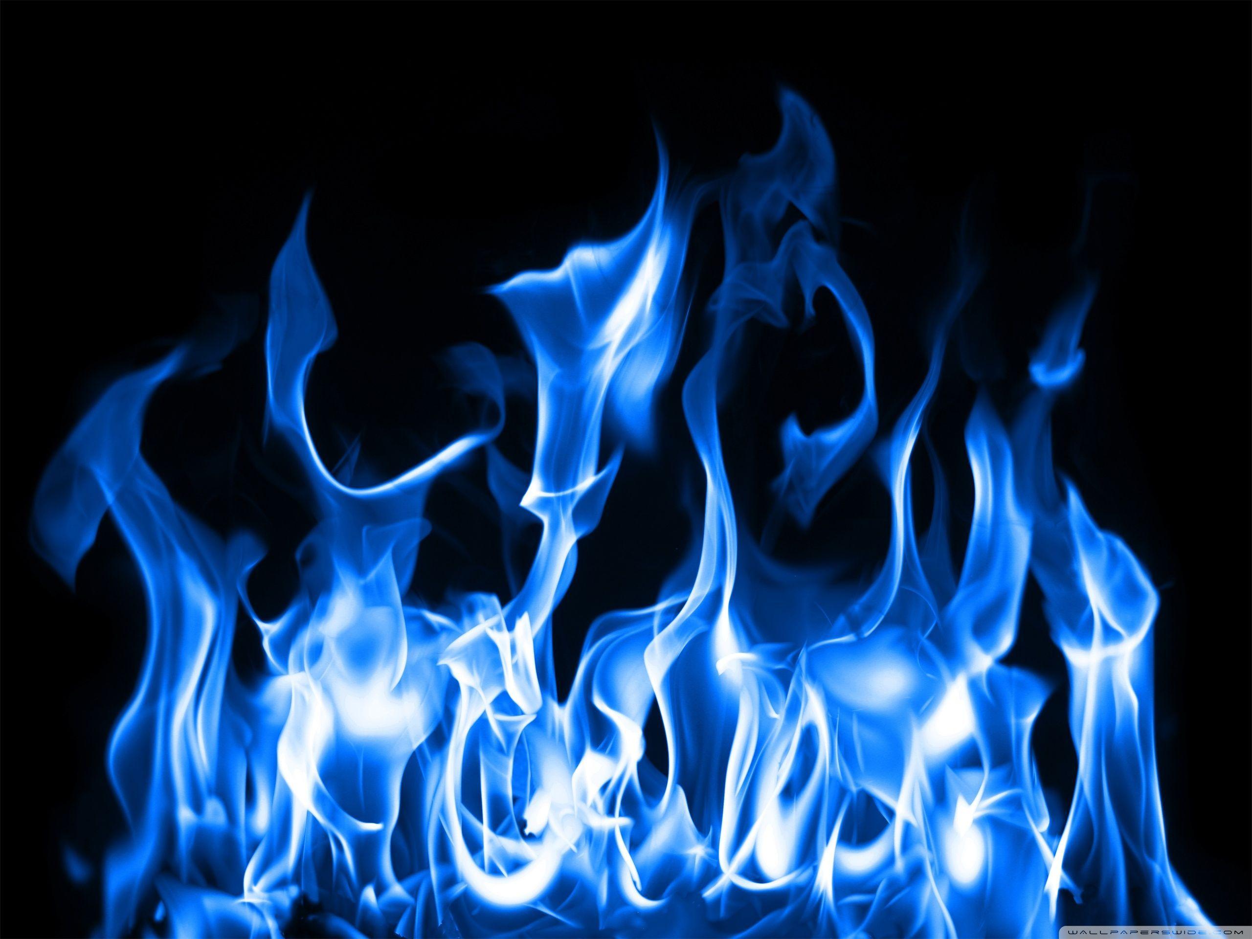Blue Fire HD desktop wallpaper, High Definition, Mobile. Image