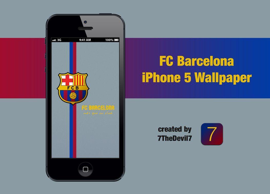 FC Barcelona iPhone 5 Wallpaper