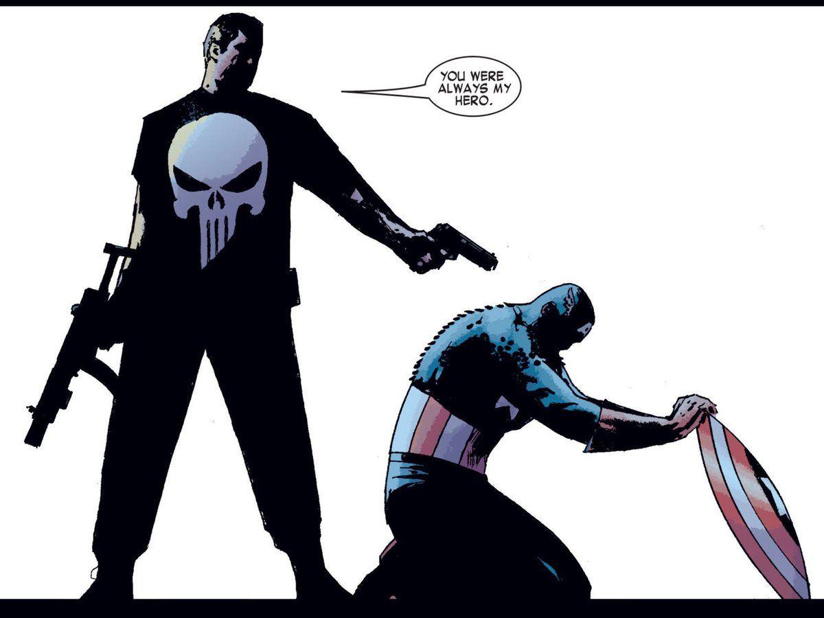 The Punisher? .sorry, Steve #BrokeMyHeart