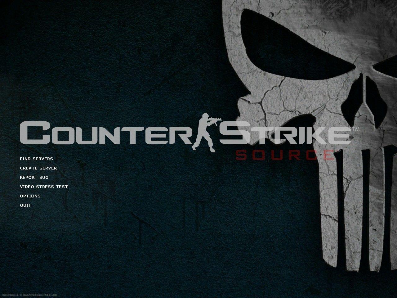 Punisher Background With Music. Counter Strike: Source GUI Mods