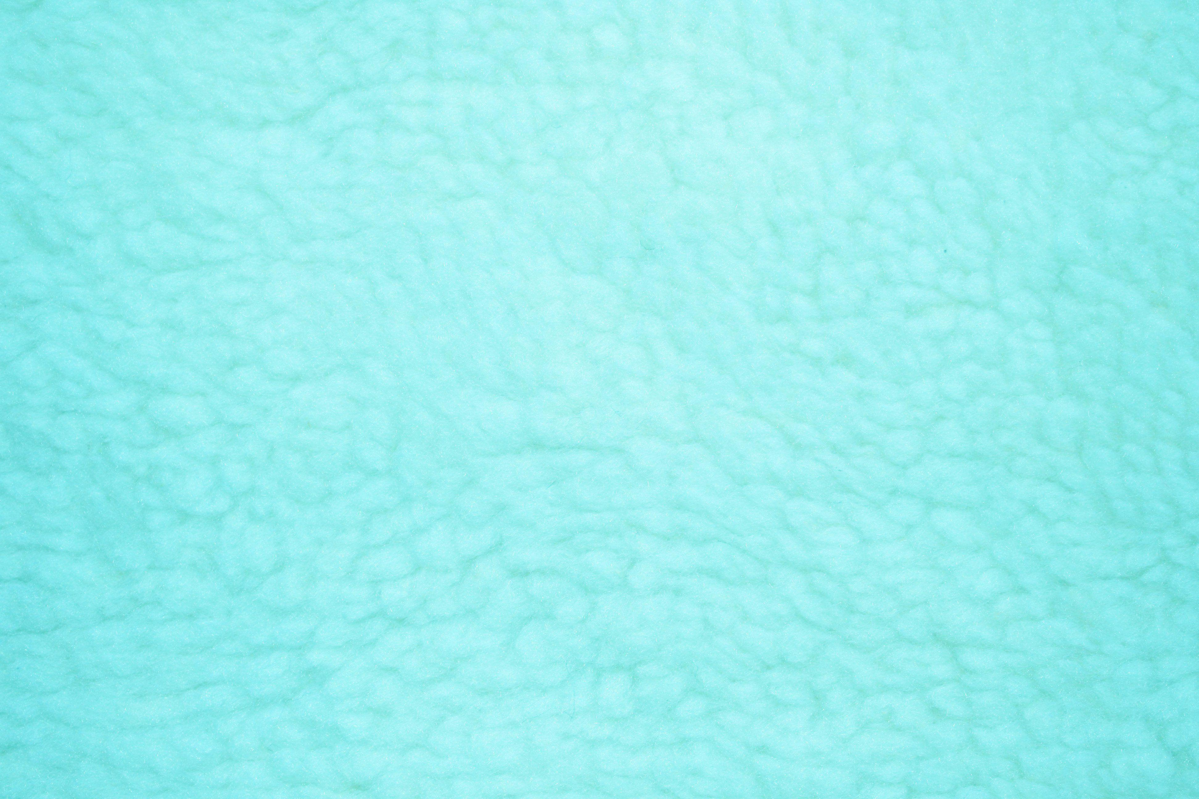 Faux Sherpa Wool Fleece Fabric Texture Aqua Picture. Free
