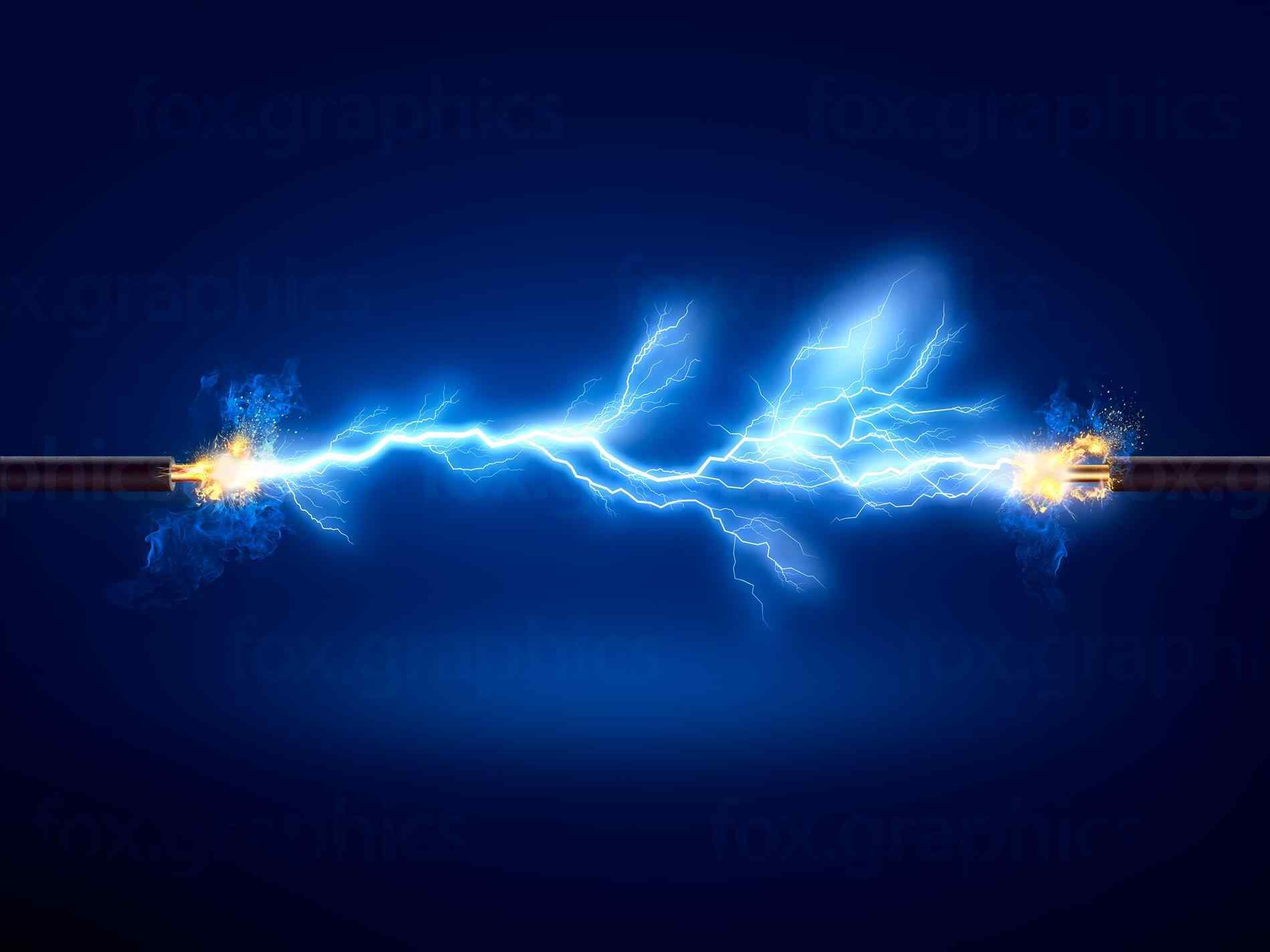 Electric Power Wallpaper Line Background On Walls Cover