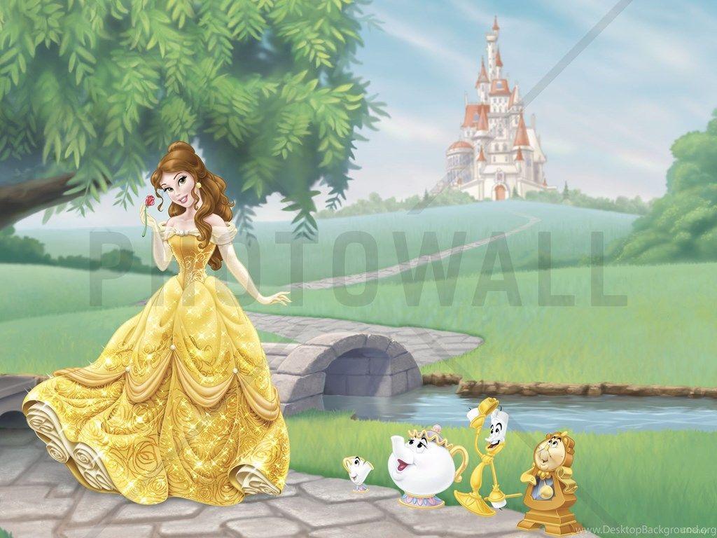 Disney Princess Belle Wall Mural & Photo Wallpaper Photowall