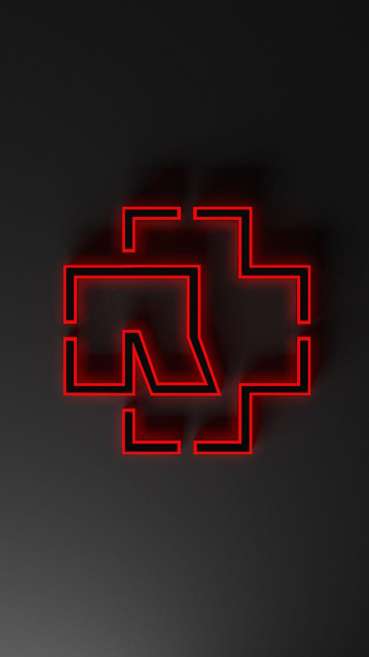 Rammstein Logo iPhone 6, iPhone 6S, iPhone 7 HD 4k