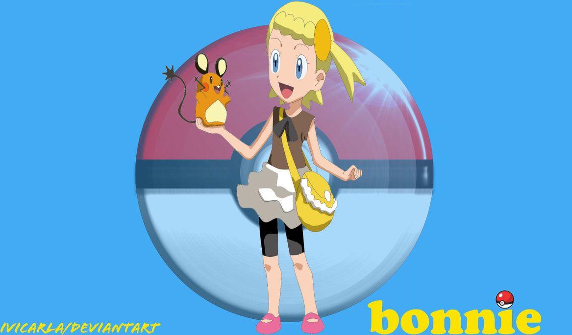 Pokemon xy bonnie and dedene fan art wallpaper