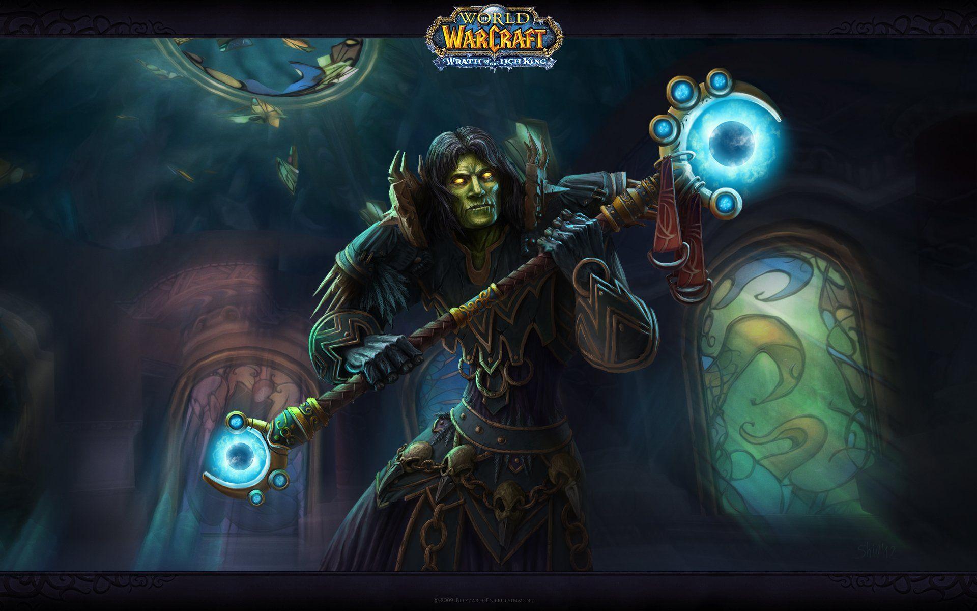 World of WarCraft ( WoW ) Magic Warlock Mage Staff Games Fantasy