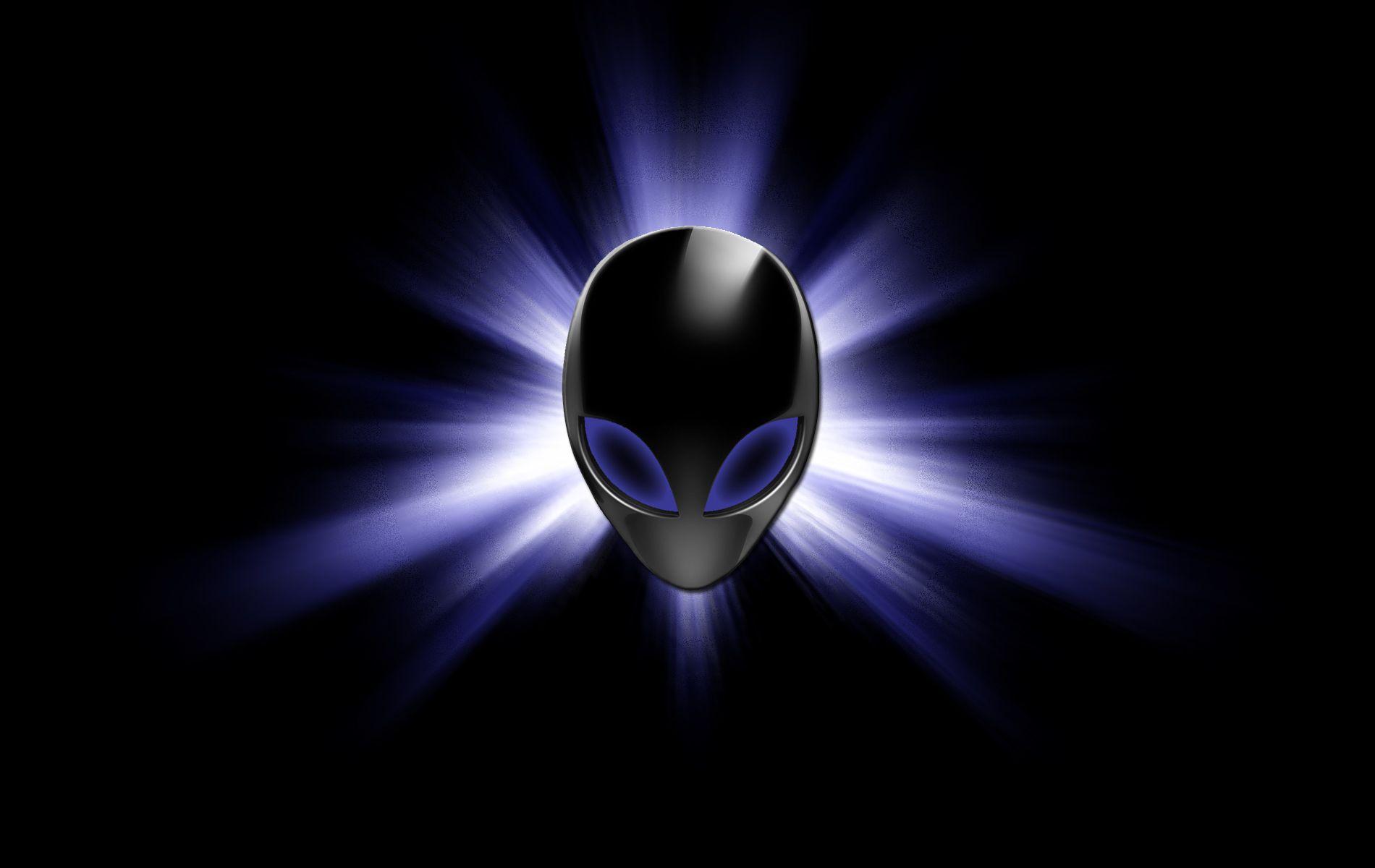 Black And Blue Alienware Wallpaper 1 Desktop Background