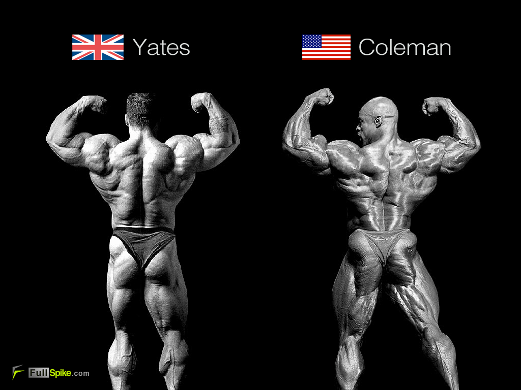 Dorian Yates and Ronnie Coleman: two of the
