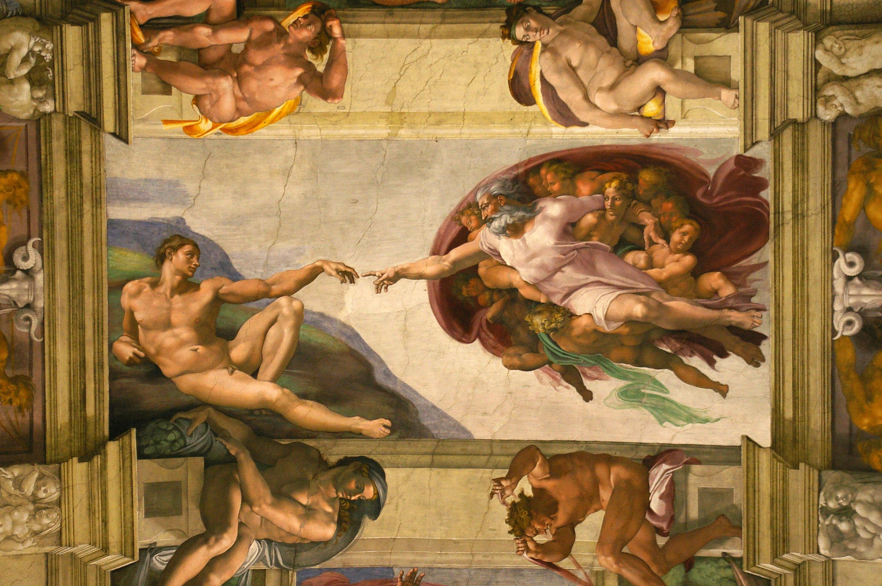 Michelangelo Adam Wallpapers - Wallpaper Cave