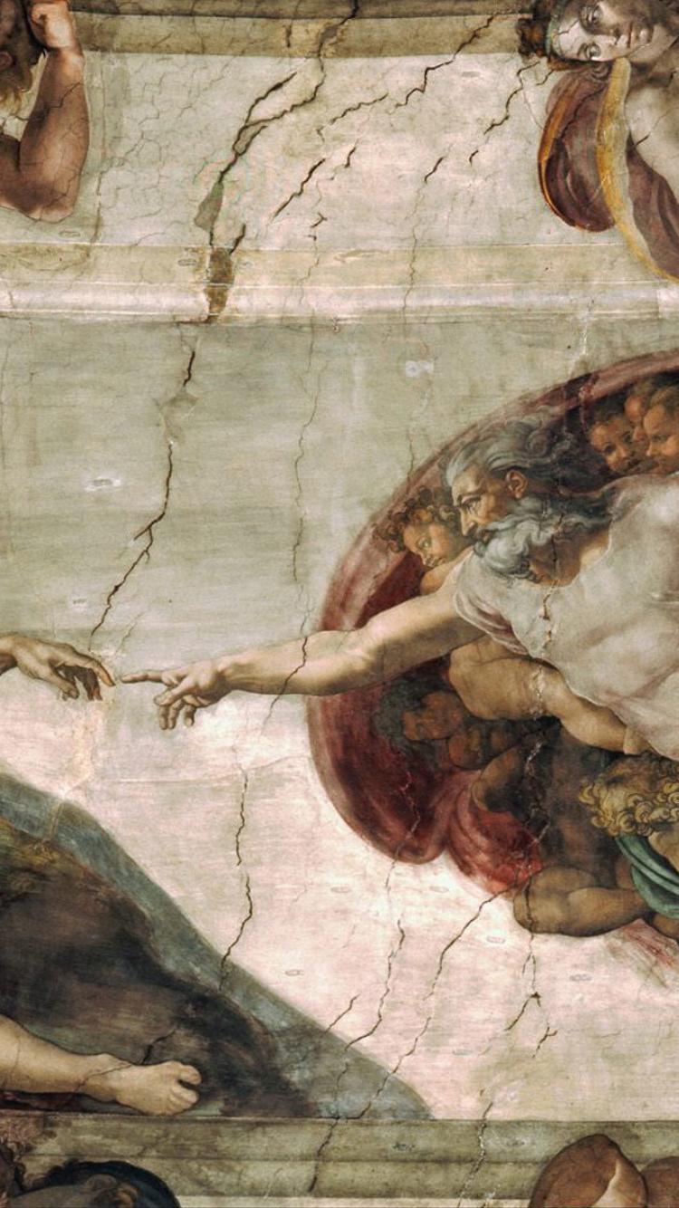 Sistine Chapel Creation Of Adam Wallpaper