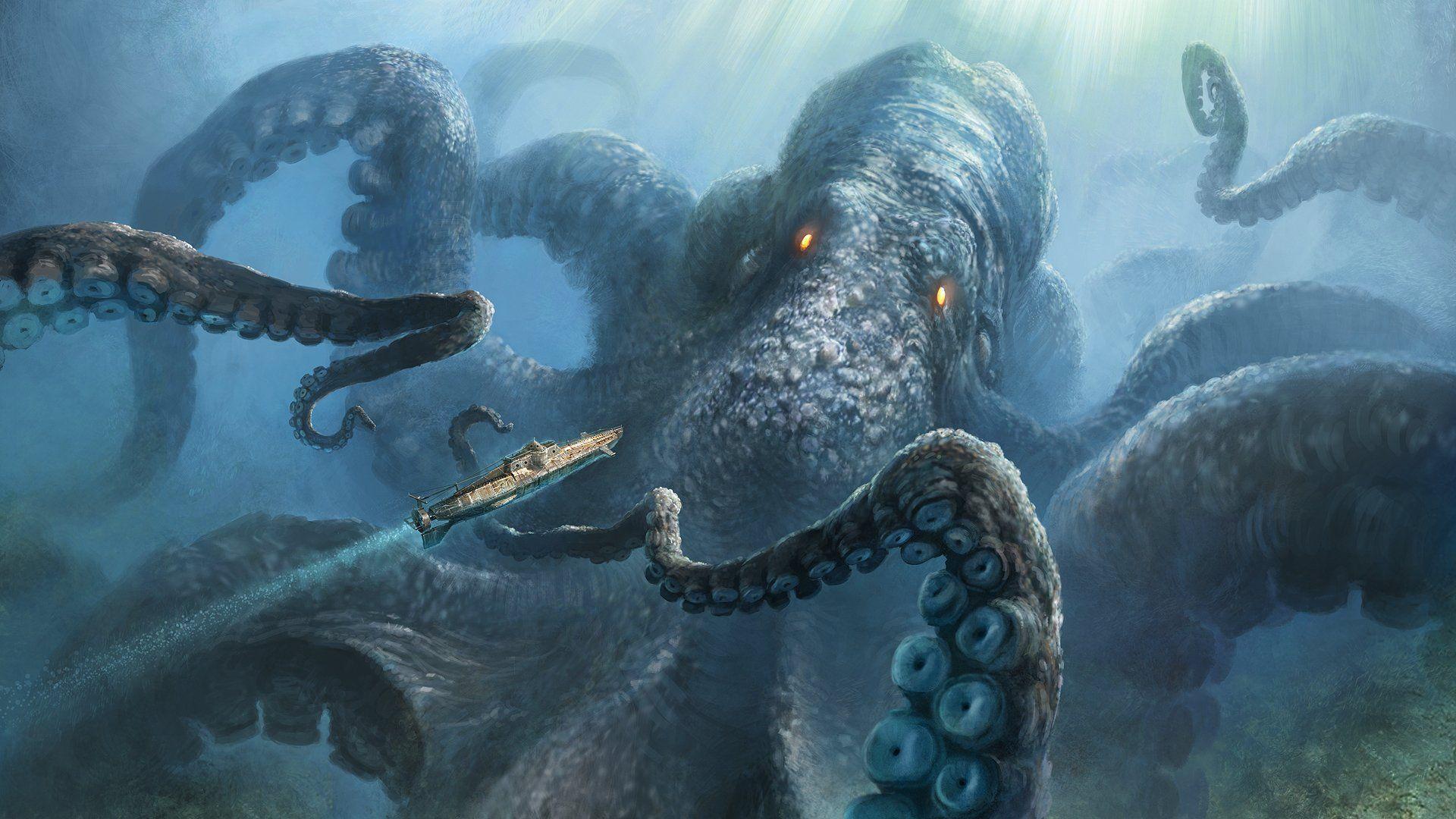 Sea Monster HD Wallpaper and Background Image