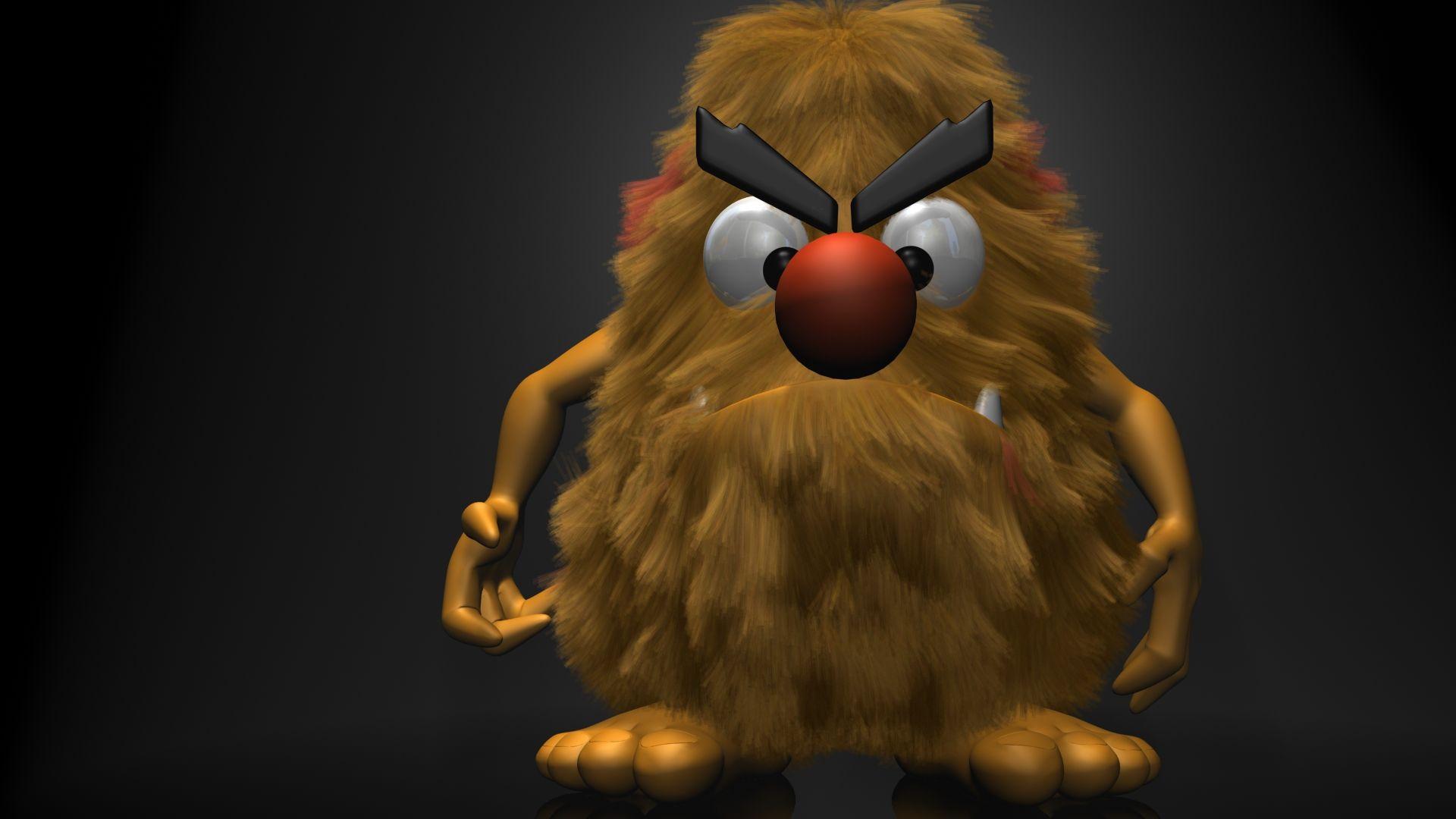 Hairy Monster Full HD Wallpaper and Background Imagex1080