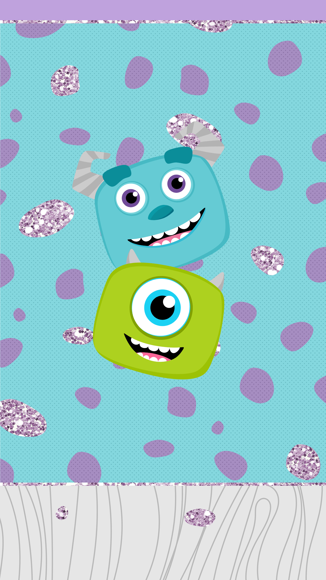 Monster Inc Wall tjn. iPhone Walls 4. Monsters