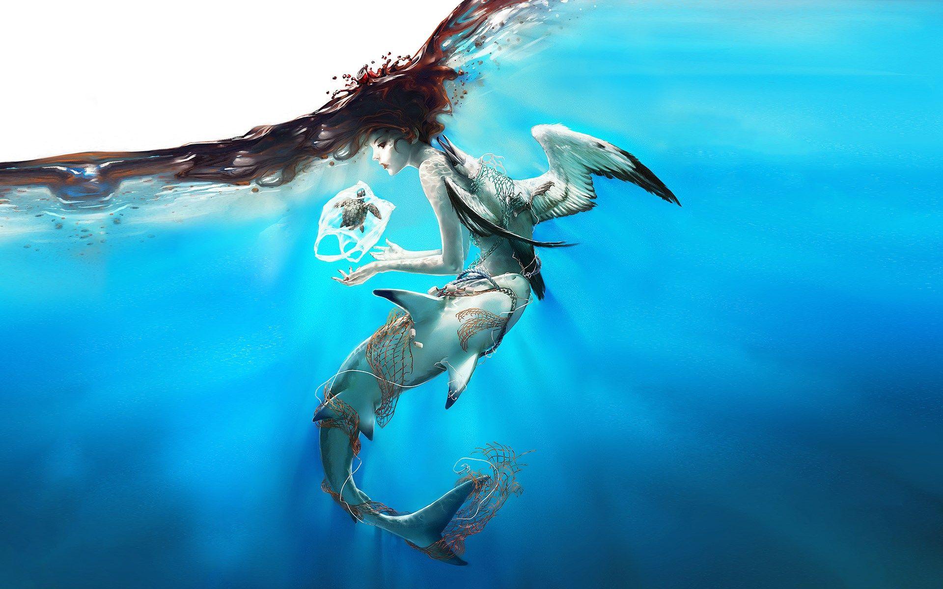 Free screensaver sea monster