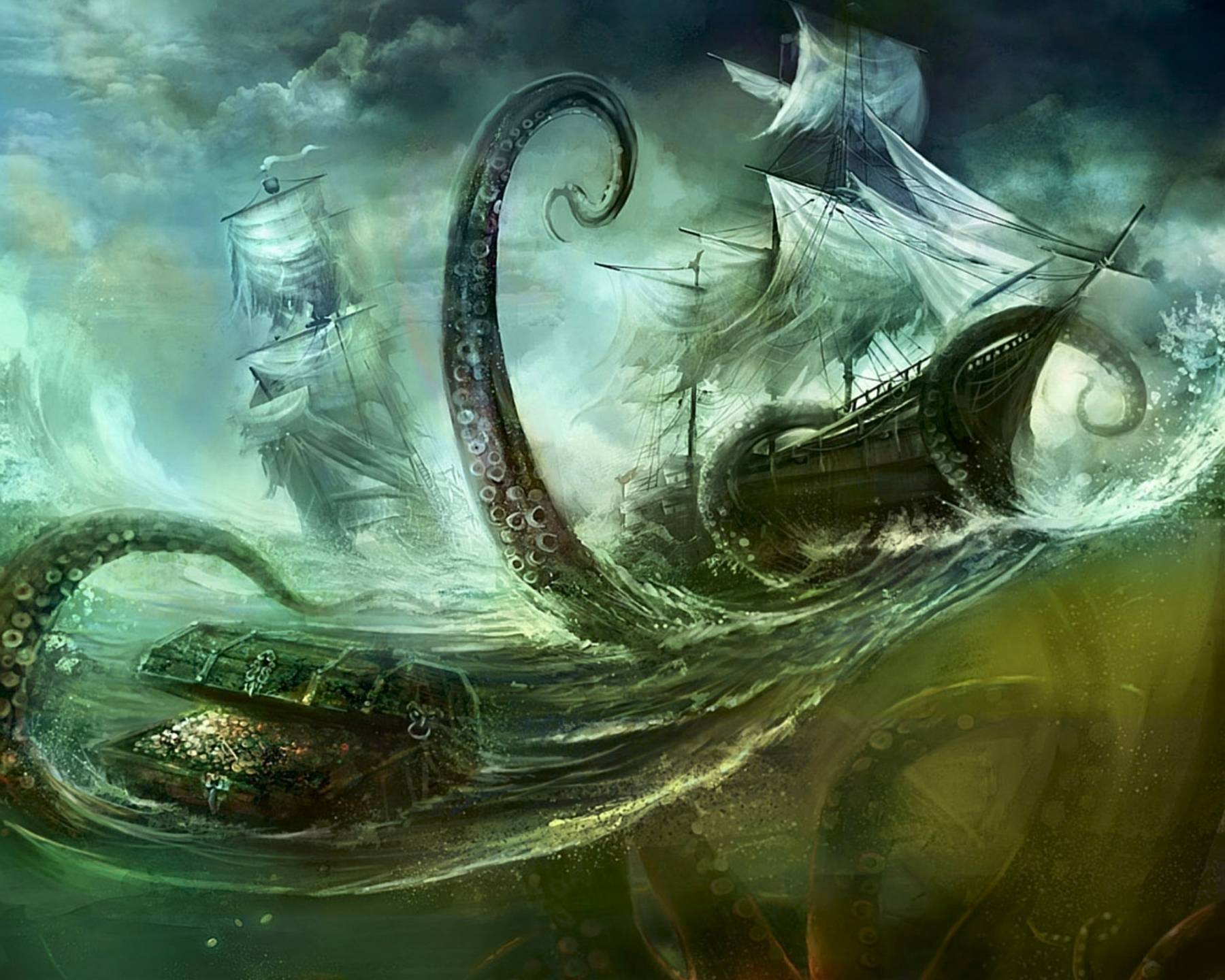 Sea Monster Wallpaperx1440