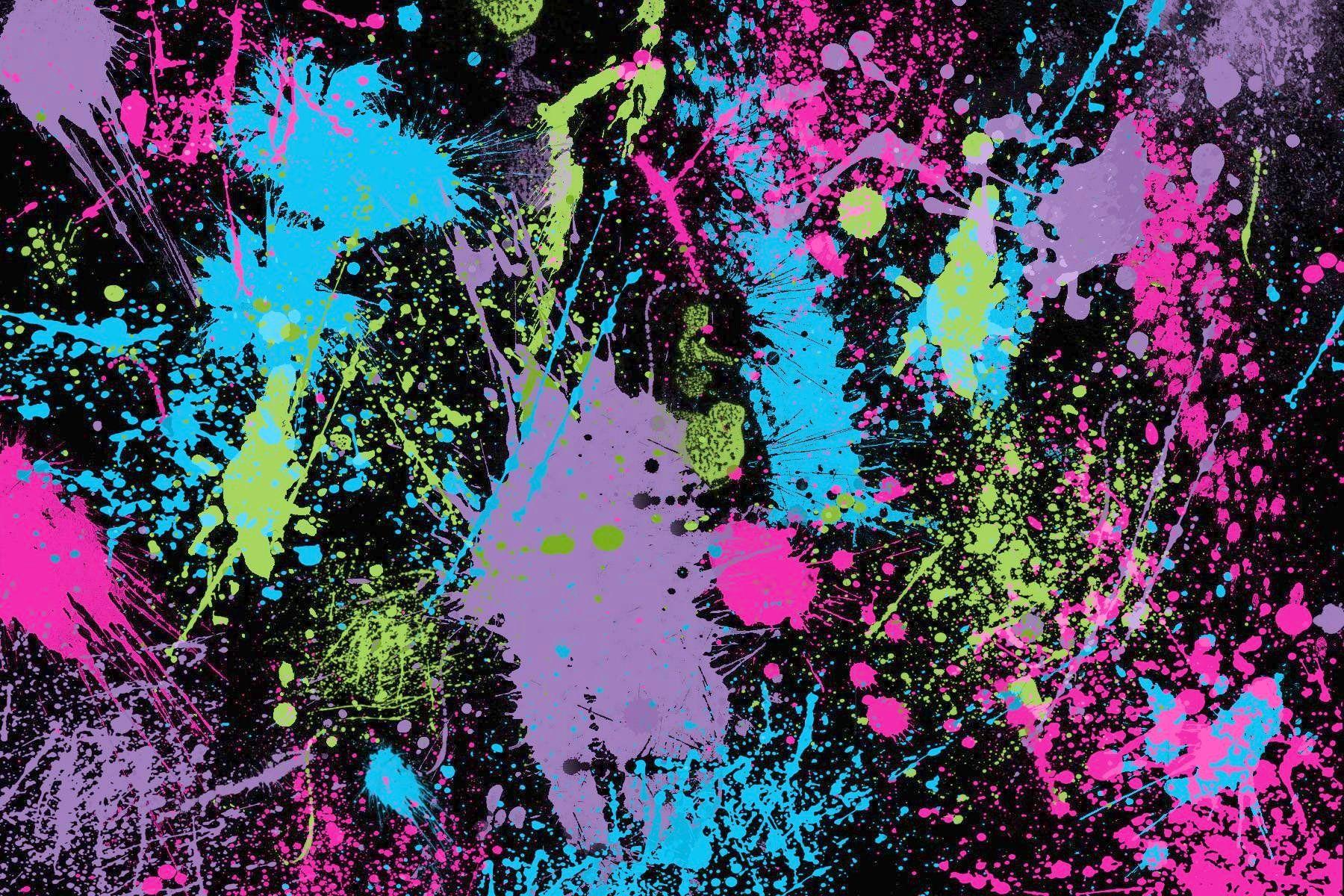 Splatter Paint Background