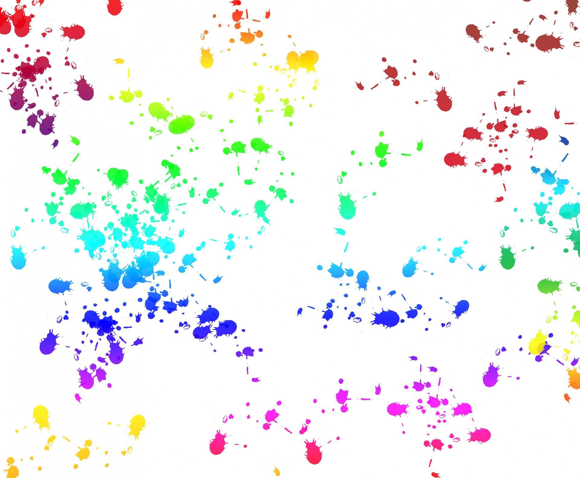 Paint Splatter Colorful Background Free Domain