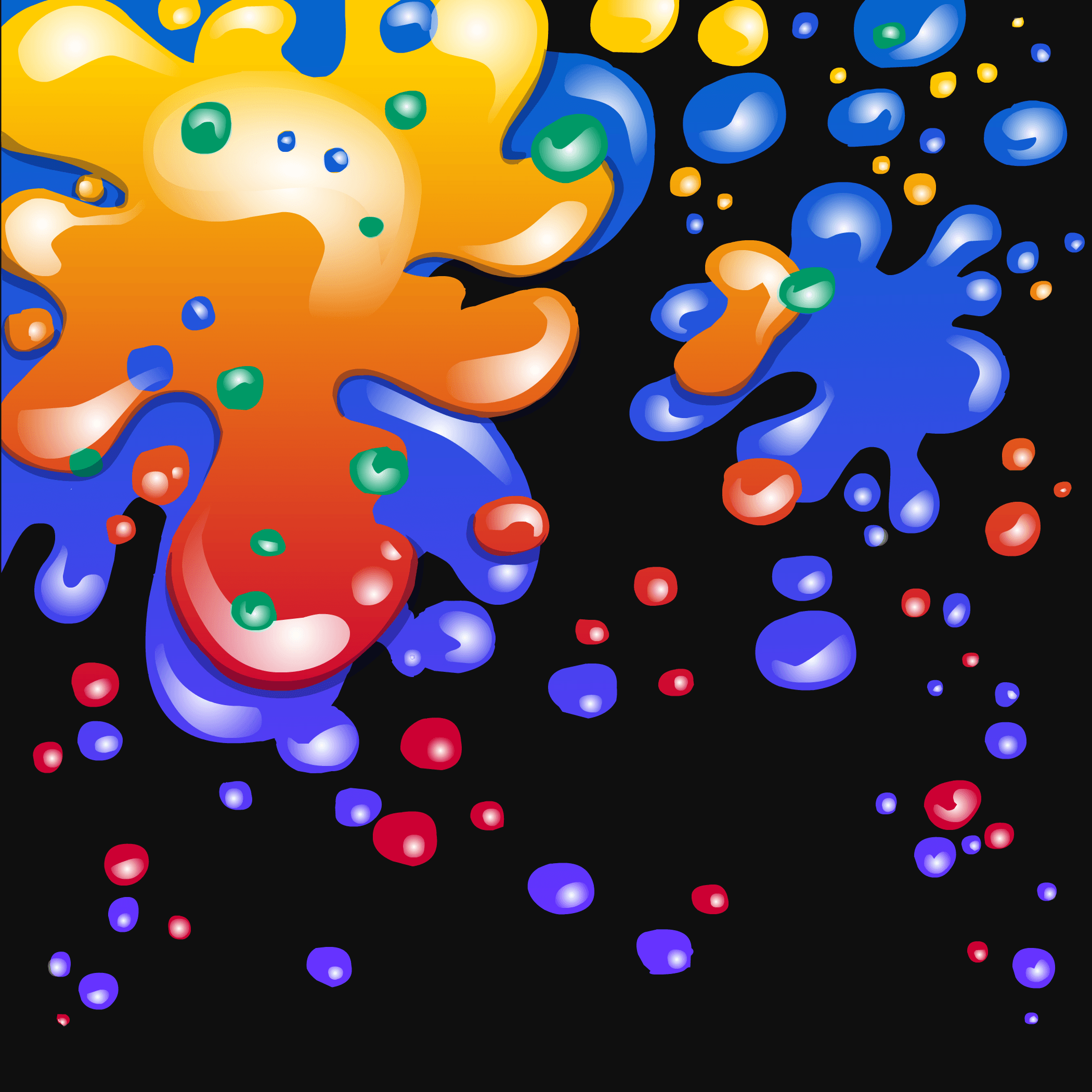 Paint Splatter Background
