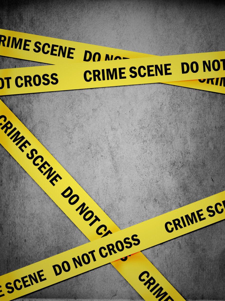 Police Tape iPhone Wallpaper