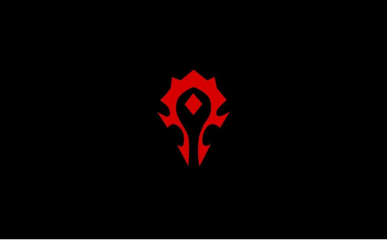 World of warcraft symbol crest horde logos 1280x800 wallpaper free