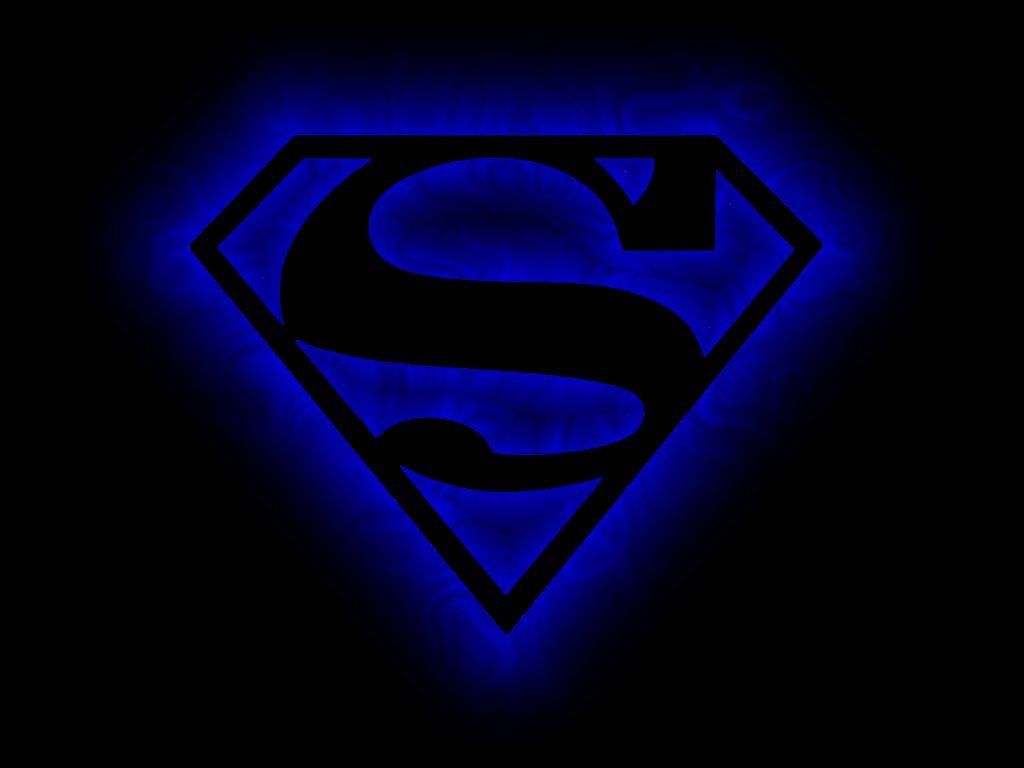 Blue Flare Superman Symbol