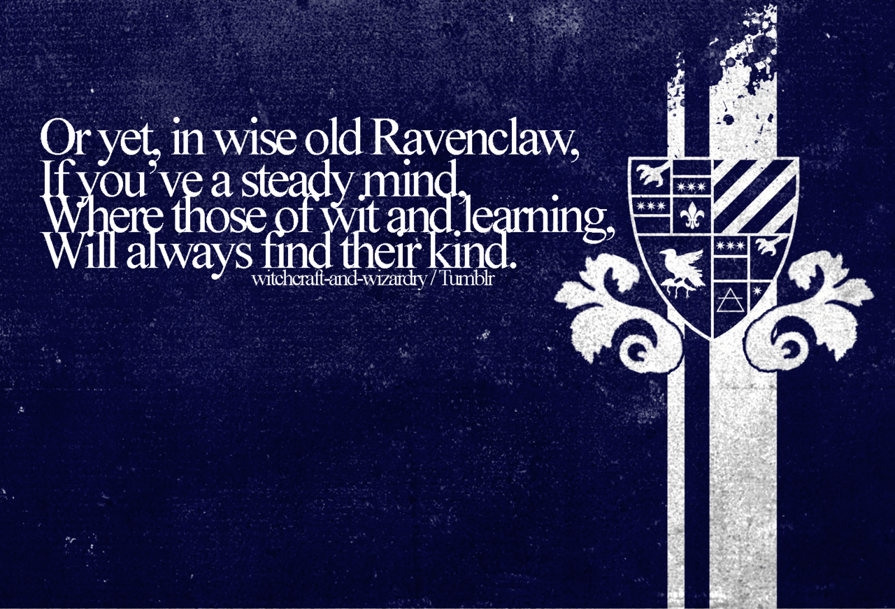 Rune's Potion Chamber Blog: Flying Away! Here comes Ravenclaw