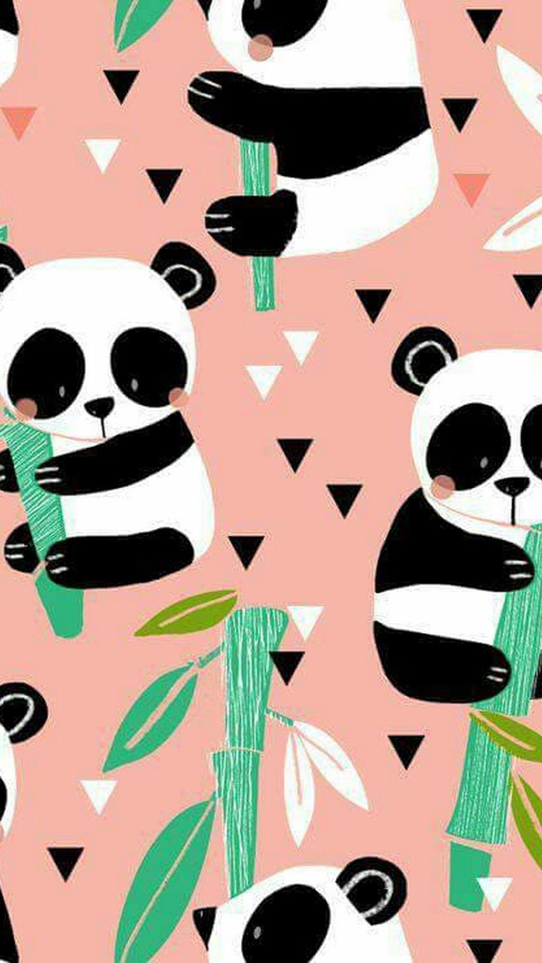 Kawaii Pink Panda Wallpapers - Wallpaper Cave